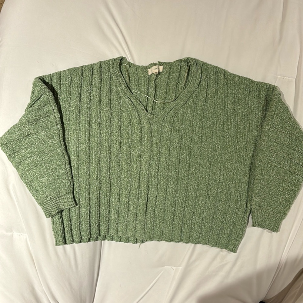 LA Hearts XS Chenille Cropped Sweater